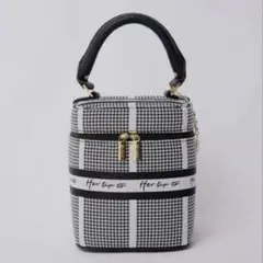 ♡★herlipto jacquard vanity bag silver Herlipto HLT Jacquard Vanity Bag バニティ Herlipto Jacquard Vanity