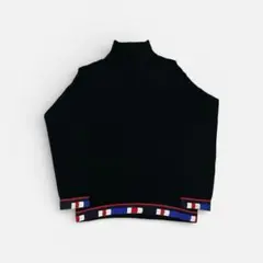 90s Y’s for men ウールハイネック トリコロール切替 Yohjiのサムネイル
