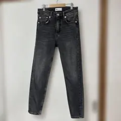 ZARA スキニーデニムパンツ ブラック EUR36 Sのサムネイル