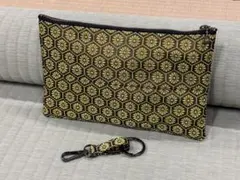 【２点セット】【新入荷】畳縁　ポーチ（大）　キーリング　柄変更可　新品