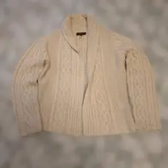 BALLSEY アイボリー ハンドニット カーディガン