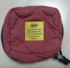 【新品】kiu パデッドスクエアポーチ　テラコッタのサムネイル