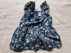 【極美品】GAP 花柄ノースリーブトップス 110cm 綿100%
