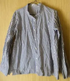 ユニクロ ジルサンダー +J ストライプシャツ M ブラウス Tシャツ トップス