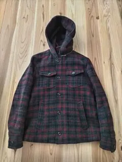 MICHEL KLEIN 赤黒チェック柄ジャケット