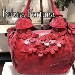 希少✨スザンナ ハンター フラワーアップリケ トートバッグ レザー 本