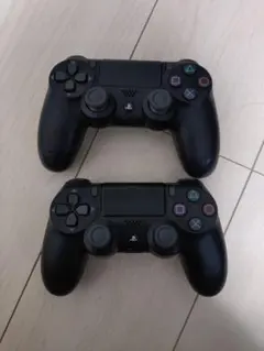 ワイヤレスコントローラー DualShock 4 黒　2個セット