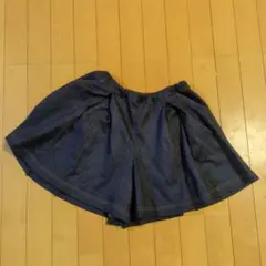 COMME CA FILLE デニムフレアキュロットスカート 150-160cm