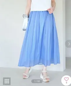 シアーナイロンギャザースカート　ロペピクニックのサムネイル