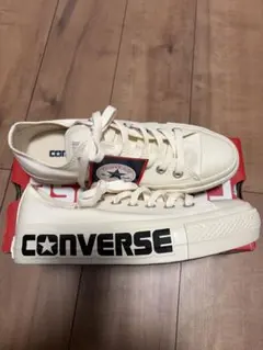 値下げCONVERSE ALL STAR ホワイトスニーカー24.0cm