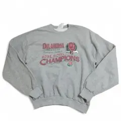 オクラホマ大学 スーナーズ アメフト 優勝記念 カレッジ スウェット M