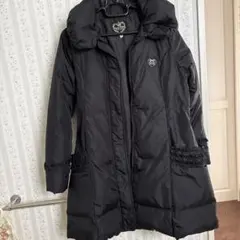 メゾピアノ ブラックダウンコート　150