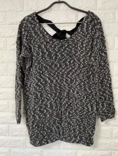 INGNI イング オフショルダー ニットセーター ブラック サイズM 美品