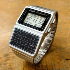 【美品】CASIO　データバンク　シルバーのサムネイル
