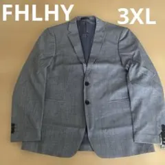 FHLHY テーラードジャケット メンズ スーツ ビジネス カジュアル グレーのサムネイル