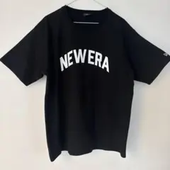 ニューエラ　ブラックTシャツ　Lサイズのサムネイル