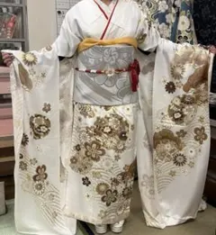 ◾️振袖フルセット■白地古典振袖◾️金彩加工■成人式振り袖■振袖一式 ◾️振袖フルセット□白地古典振袖◾️金彩加工□成人式振り袖□振袖