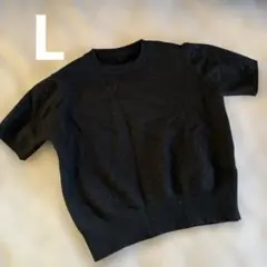 ★ショート丈　ニット　L