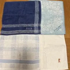 タオルハンカチ　まとめ売り　4枚セット