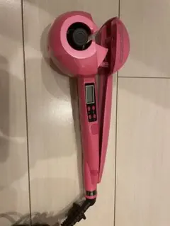 ピンク 自動カールアイロン