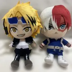 ヒロアカ chibiぬいぐるみ 轟くん&上鳴くん