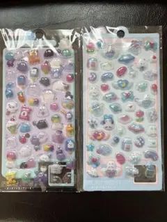 【新品未開封】ボンボンドロップシール　3Dシール　2枚セット