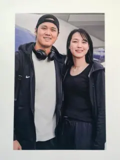 大谷 翔平選手 & 真美子さん 渡韓 フォト KGサイズ
