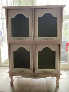 ハンドメイド ホワイト キャビネット サイドボード ローラアシュレイ