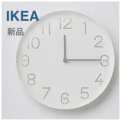 イケア IKEA 掛け時計 壁掛け時計 静音 ホワイト 新品・未開封 トロマ 4
