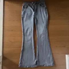 グレー フレアデニムのサムネイル