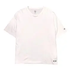 OAKLEY オークリー　半袖Tシャツ　刺繍ロゴ　ホワイト　2XLのサムネイル