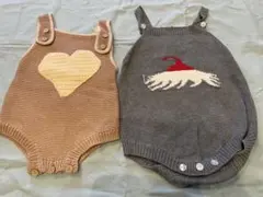 韓国子ども服　Angou ベビーロンパース 73cm 2点セット