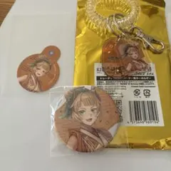 幻想水滸伝　極楽湯　ロッカーキー風キーホルダー　缶バッジ　ピック　シーリーン