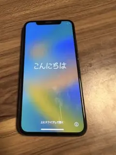Apple iPhoneX スペースグレー 本体256GB SIMロック解除済み