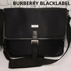 美品　バーバリーブラックレーベル メッセンジャーバッグ ノバチェック 刻印