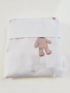 ジェラートピケ　スモールエコバッグ　くま柄