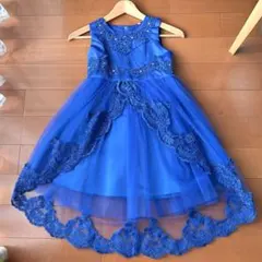 ブルードレス　130cm レース