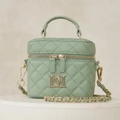 Darich 【ゴールドーパーツ】キルティングスクエアミニバッグ GRNグリーン