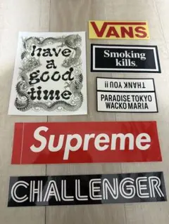 ストリートブランドステッカー　まとめ売り　supreme challengerのサムネイル
