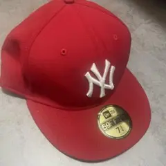 New Era 59FIFTY レッドキャップ 7 3/4