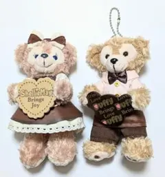 ディズニー　ぬいぐるみバッジ　スウィート　ダッフィー　シェリーメイ　 2011