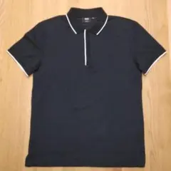 値下げ UNIQLO Theory ポロシャツ 黒 ユニクロ コラボ 半袖のサムネイル
