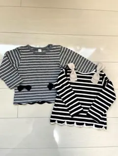 プティマイン　アプレレクール　長袖　ロンT 90