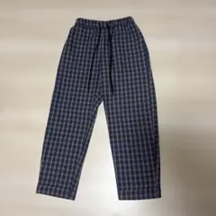 WEGO ネイビー チェック柄 カジュアルパンツのサムネイル