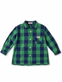 ミキハウス チェックシャツ 120 長袖