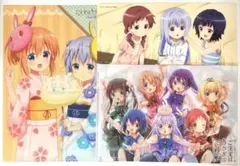 [文具/001]ご注文はうさぎですか？ クリアファイル 下敷き セット売り