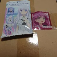 Summer Pockets Wダイカットクリアステッカー 加藤うみ Cタイプ