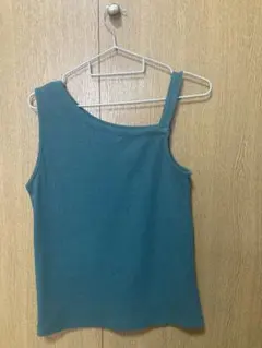 AZUL BY MOUSSY アシンメトリー リブタンクトップ グリーンのサムネイル