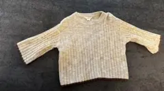 GROWN ラテ リブニットセーター 2y