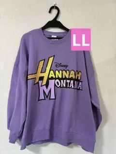 アヤノダガネ シークレットアイドル ハンナモンタナ トレーナー LL しまむら